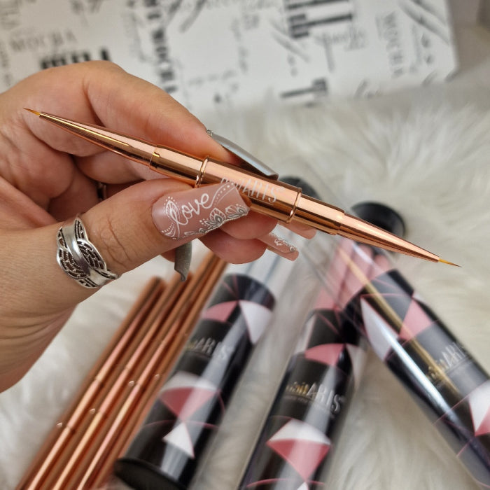 Pinsel Set doppelseitig x5, Rosé