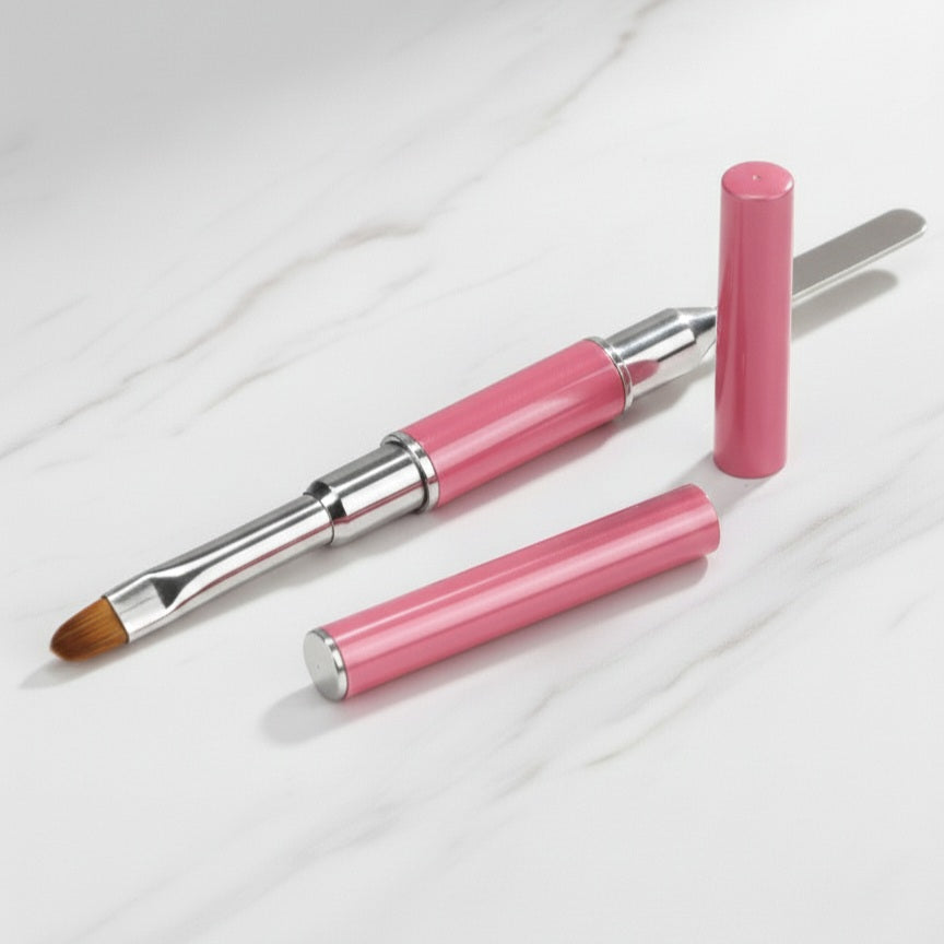 Acrylic Gel Brush and Spatula, double-sided