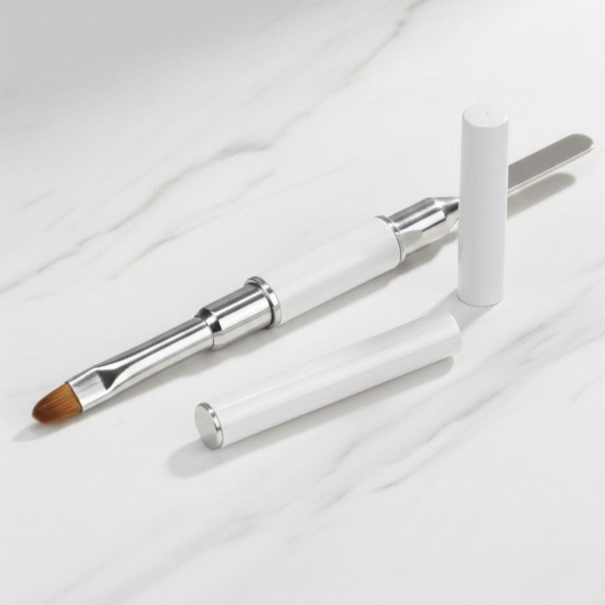 Acrylic Gel Brush and Spatula, double-sided