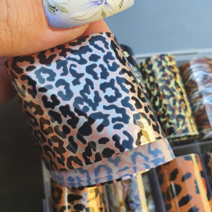 Transfer Foil Box Animal Print 31