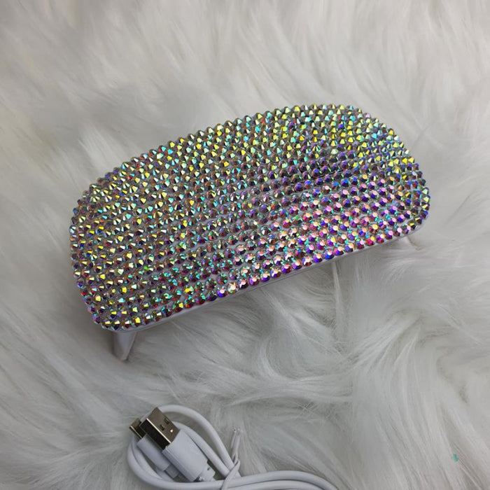 Mini UV LED Strass Lampe