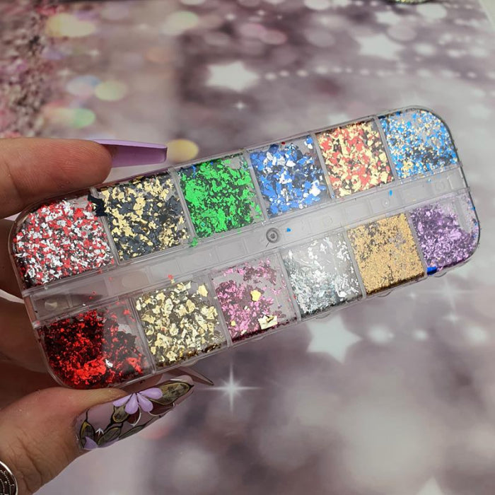 Thin nailART Foil Mix Box