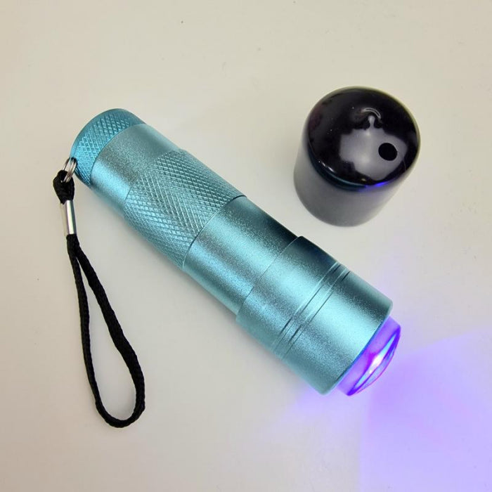 Mini UV LED Taschenlampe mit Silikon Stamper