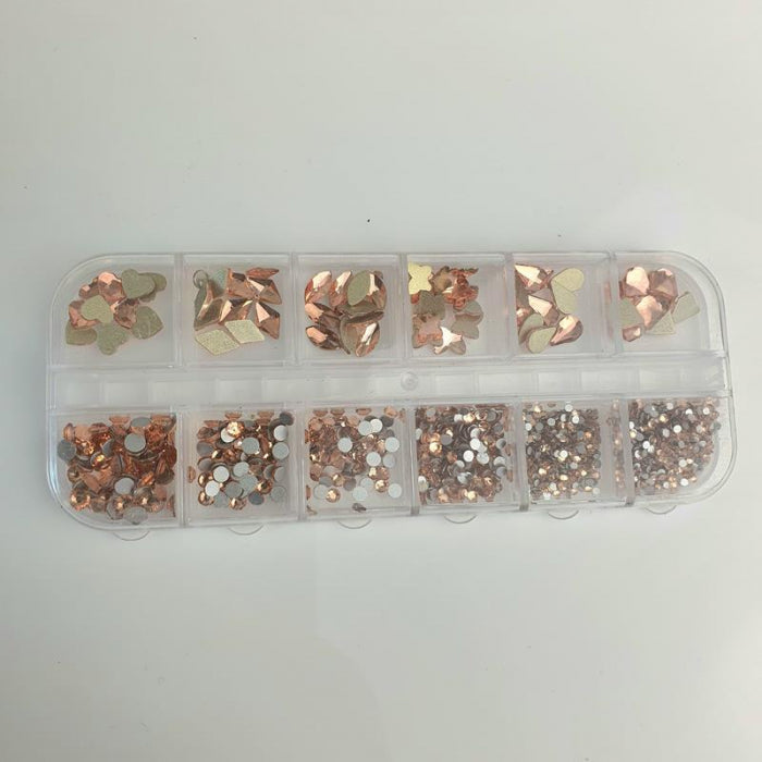 Strass Box Lt. Peach