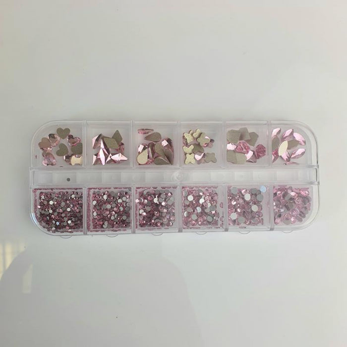 Strass Box Lt. Pink