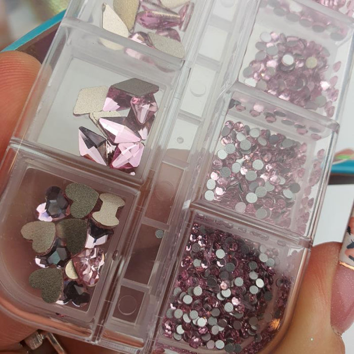 Strass Box Lt. Pink