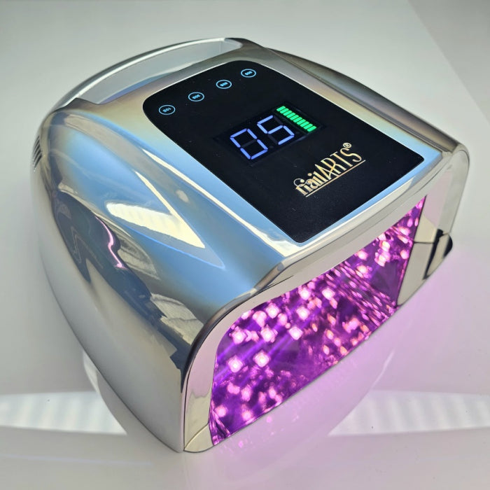 nailARTS Hybrid Pro Cure Kombi UV LED Lampe, Silver Aurora