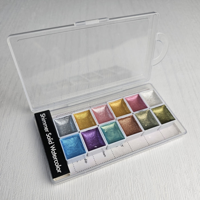 Glitter Aquarell Palette