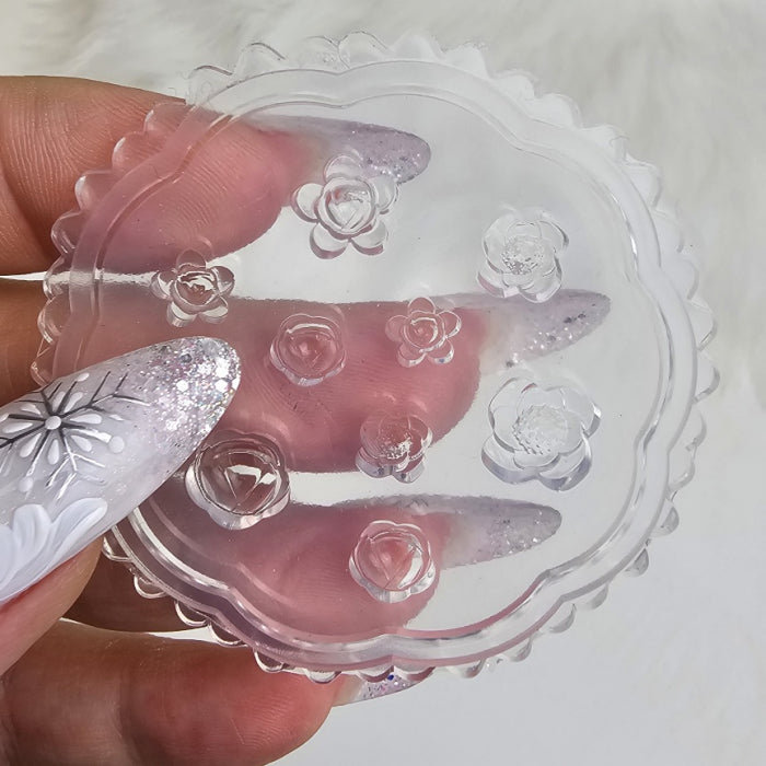 Silikon 3D Nail Art Mold 2 (Blumen)