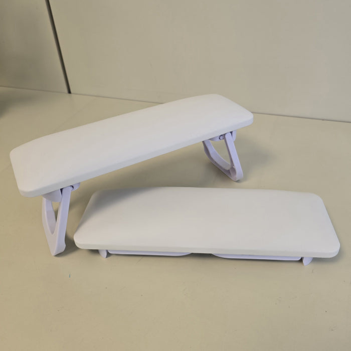 Handauflage aufklappbar, Armlehne, mit Unterlage