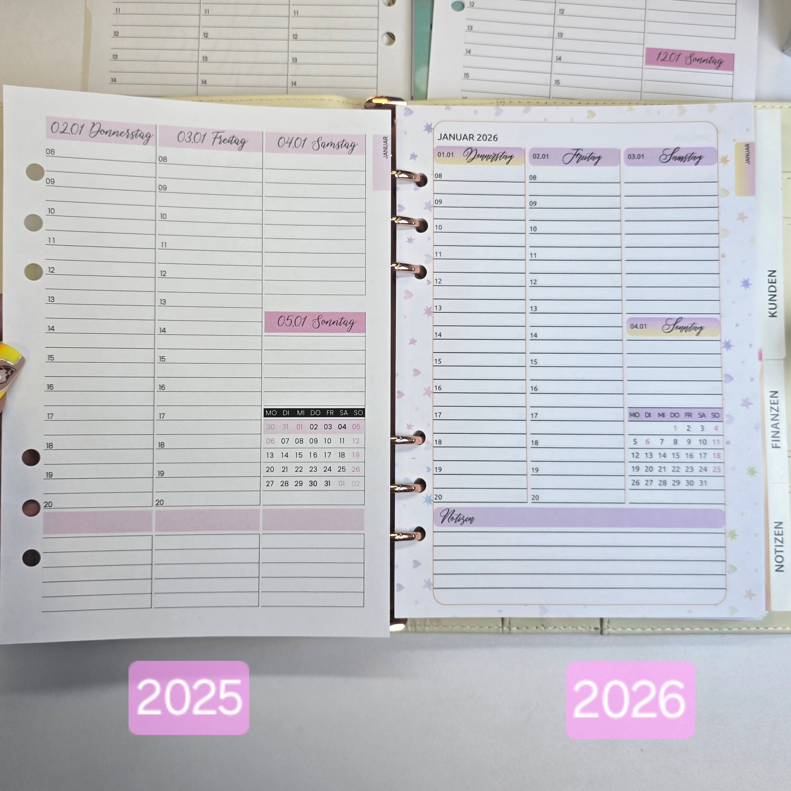 My Glamour ORGANIZER Erweiterung - Planer 2026