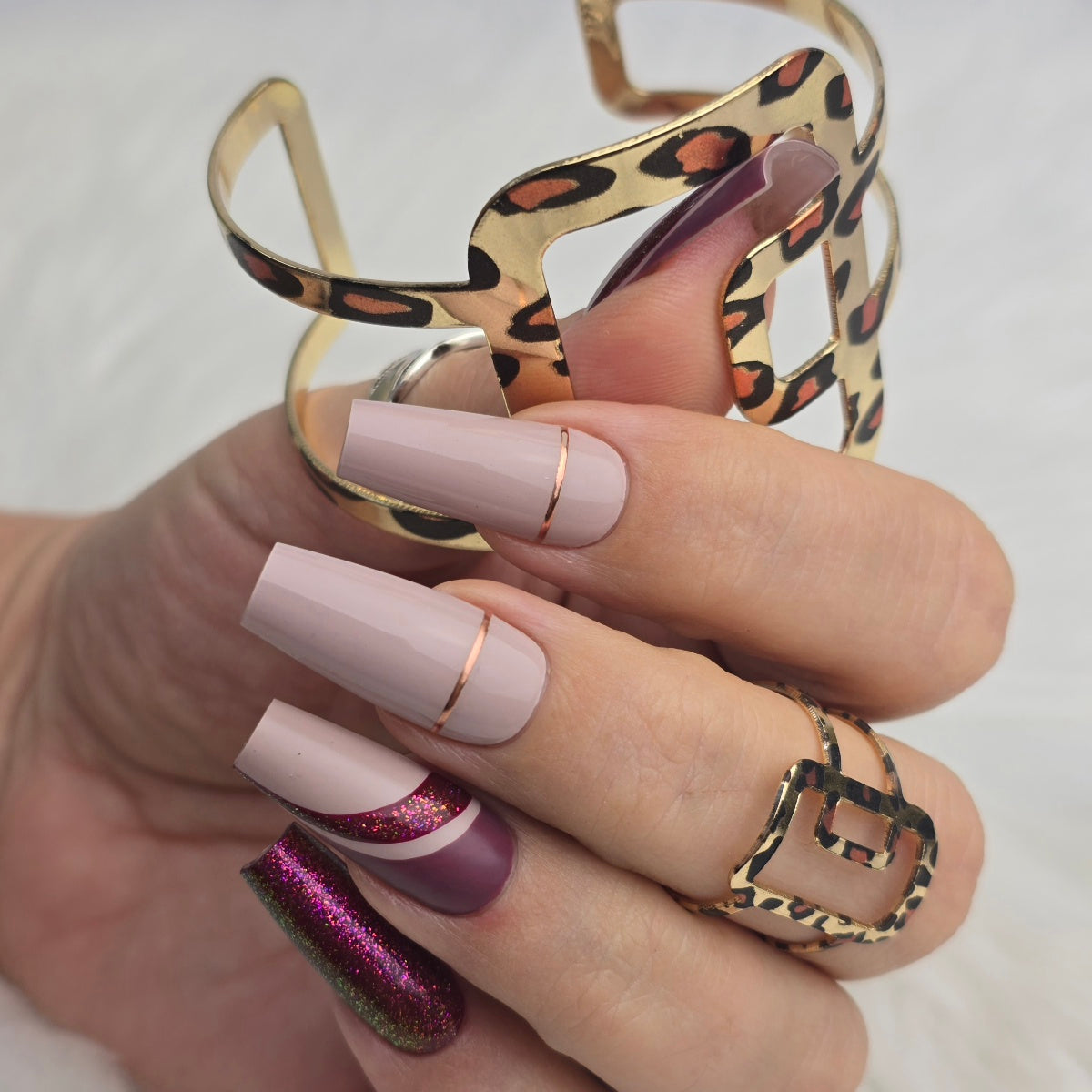 Ring & Armband Set, Animal Print