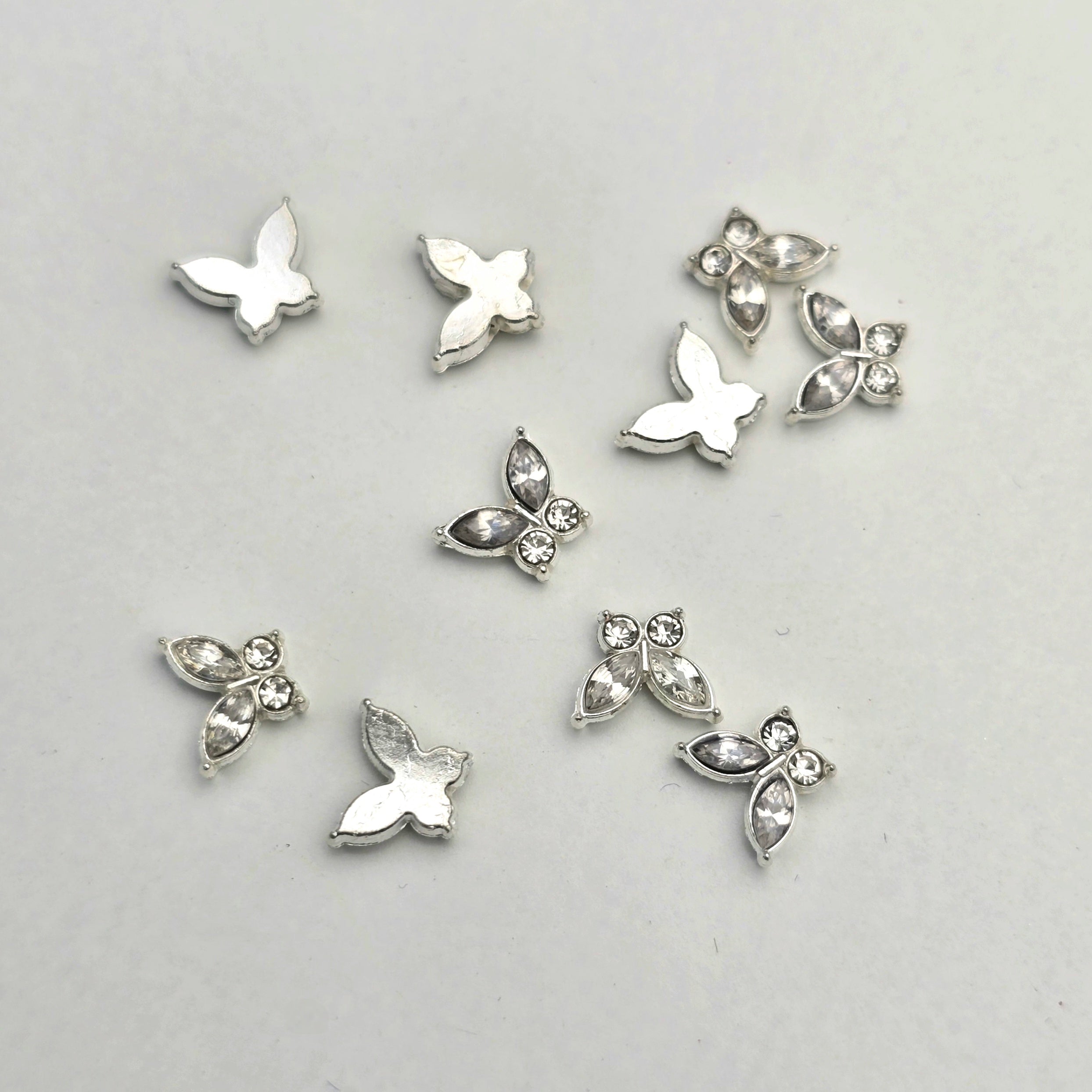 Nailart Overlay Jewels Butterflies x10