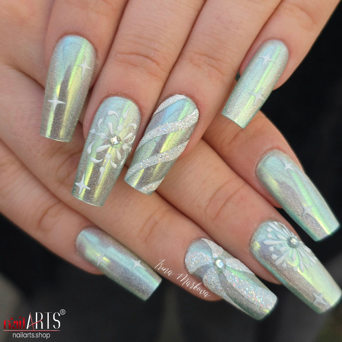 CEL Palma + Aurora Borealis Pigment Gold