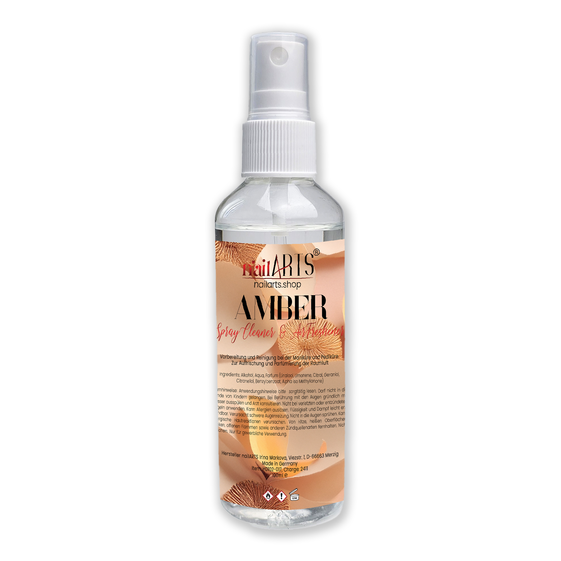 Amber Spray Cleaner & Air Freshener 100ml