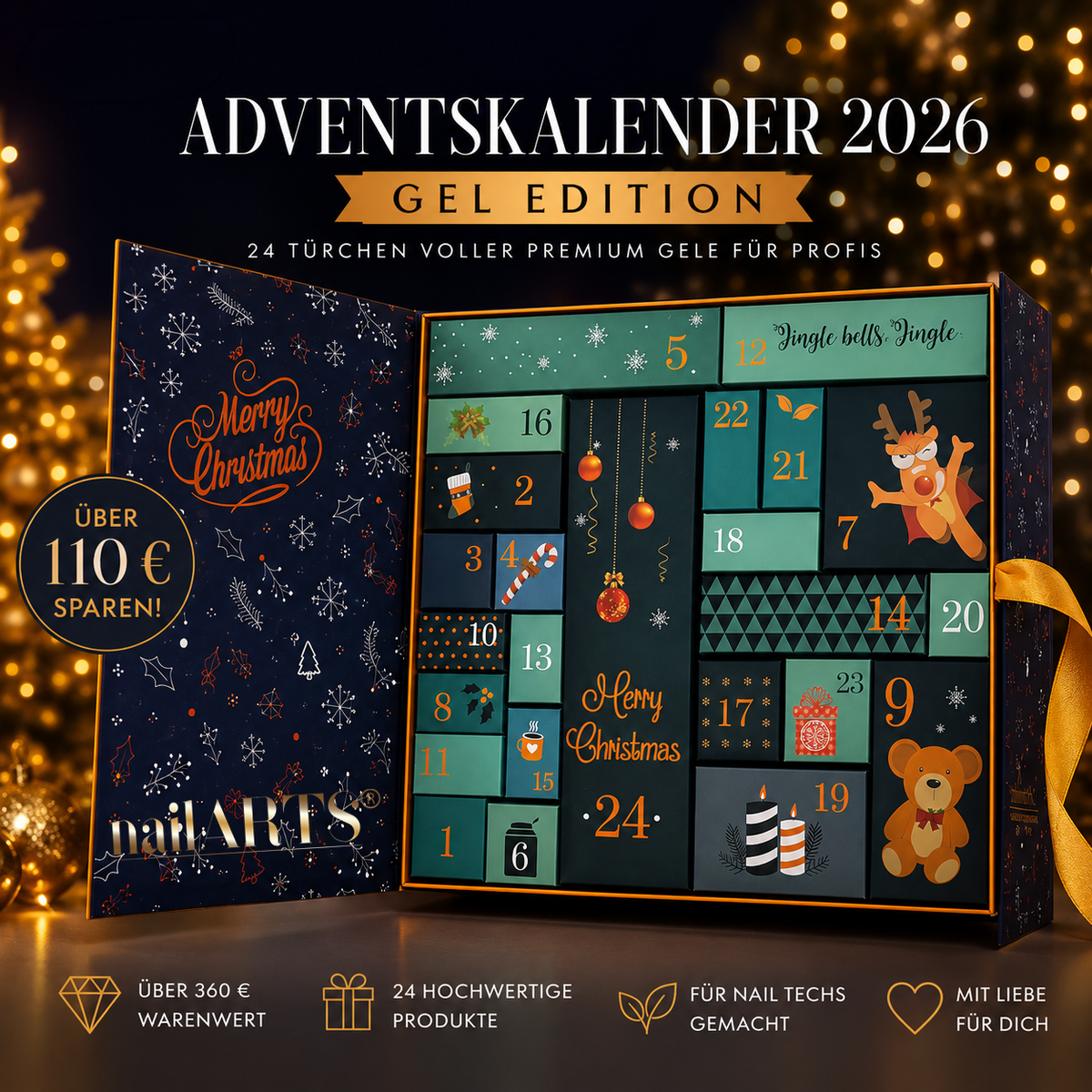 nailARTS ADVENT CALENDAR 2026 - Pro Gel Edition!