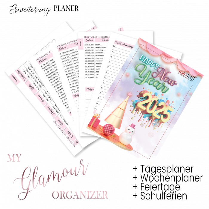 My Glamour ORGANIZER - Planer Set 2025
