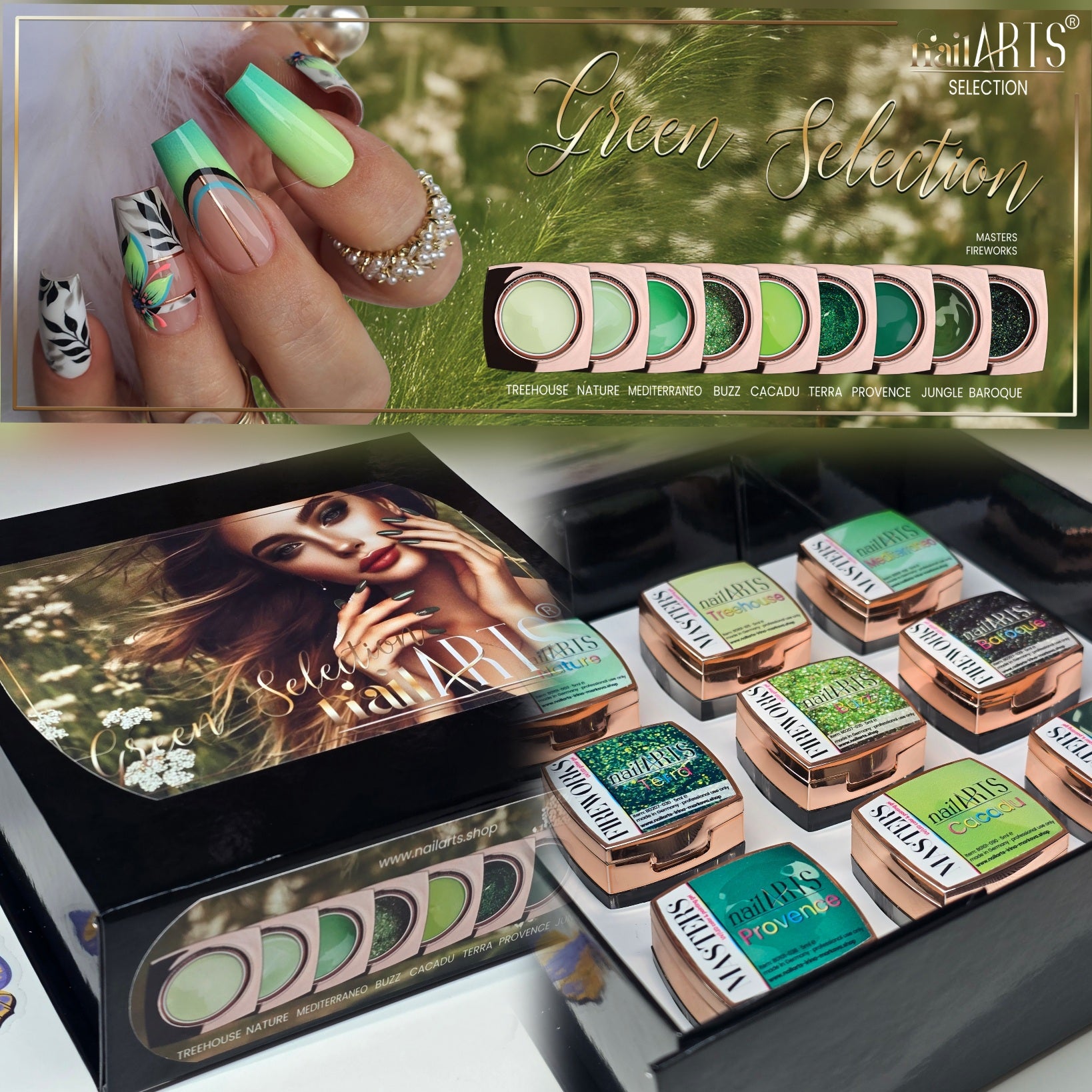 Green Selection + Lucky Charm :) MAS, FW, GLT, EFF &amp; LACE, Mix Box