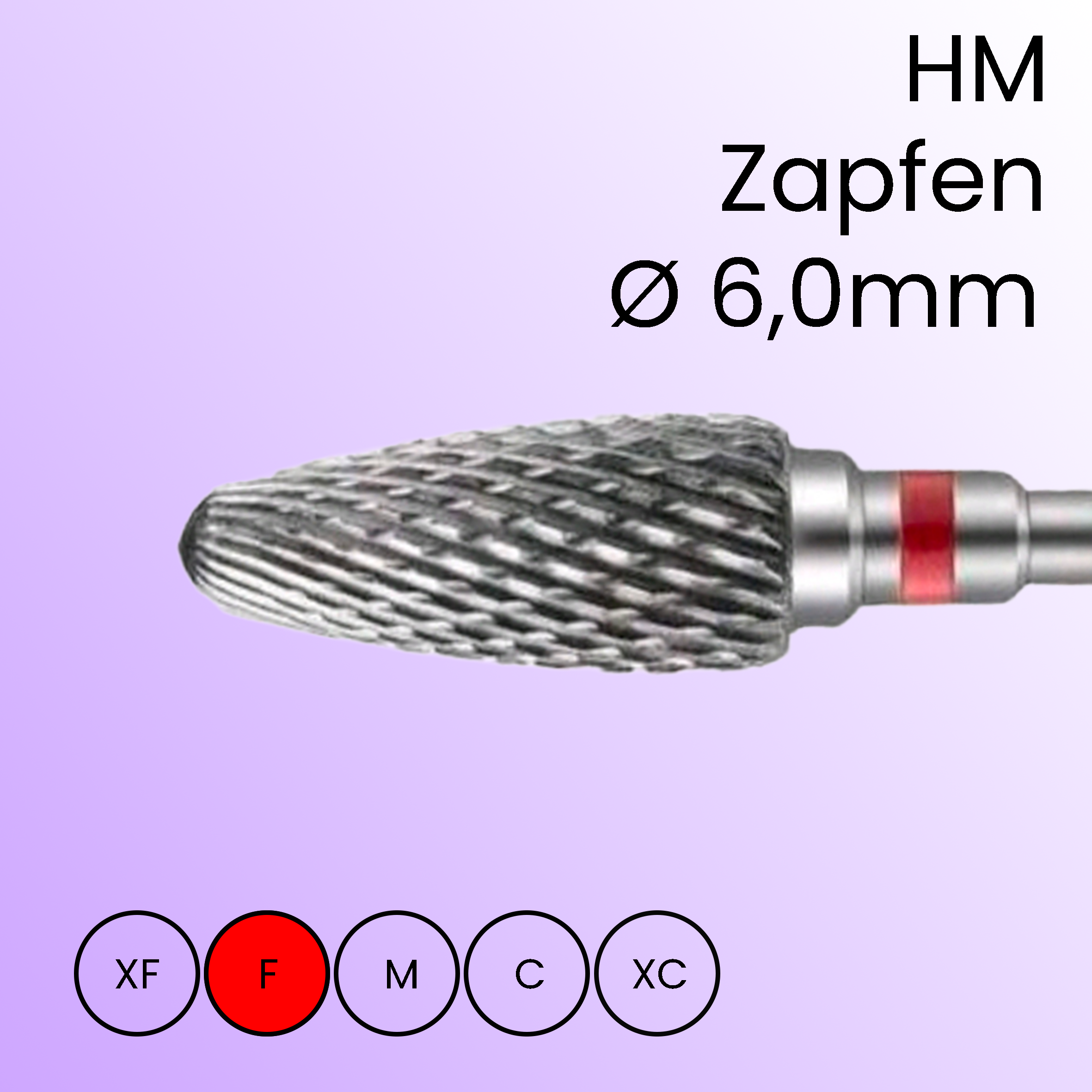 HM pin 6.0mm, fine