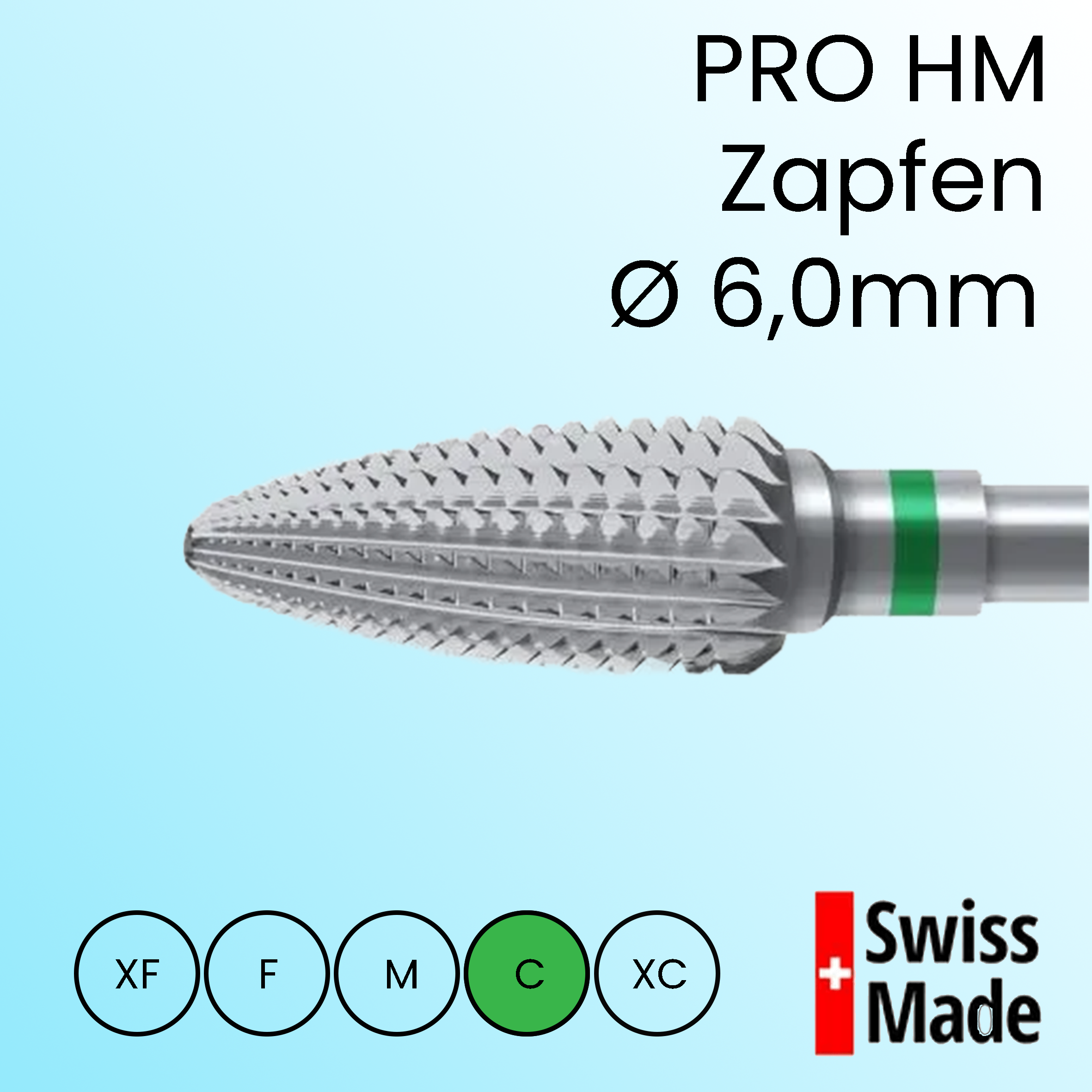 Carbide PREMIUM File Bit Cone, rough