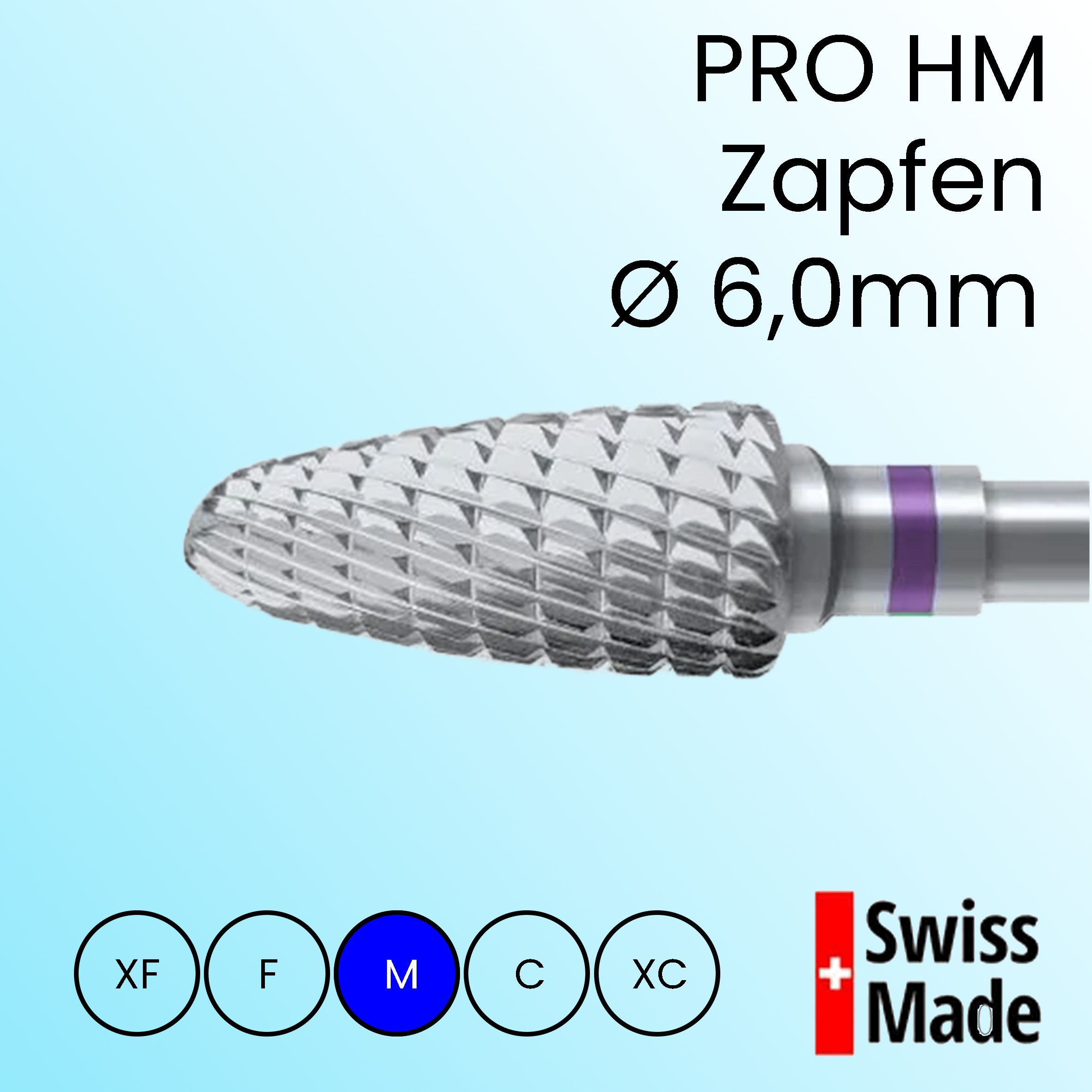Carbide PREMIUM File Bit Cone, medium