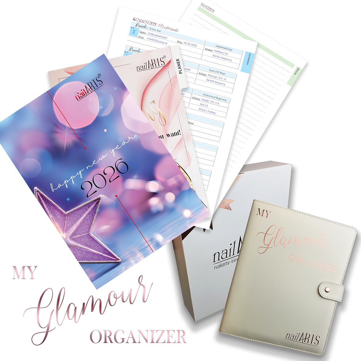 My GLAMOUR Organizer - Interaktives Set