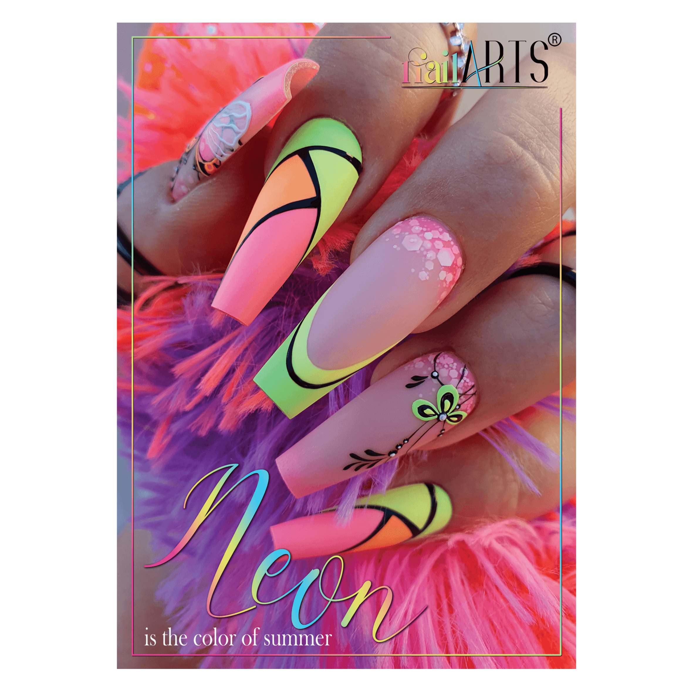 nailARTS Poster 1 - Neon