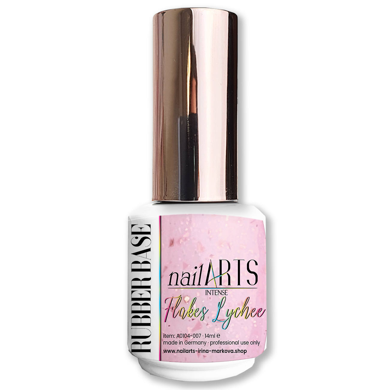 RUBBER BASE Builder INTENSE (RBI), Flakes Lychee